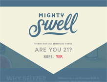 Tablet Screenshot of mightyswell.com